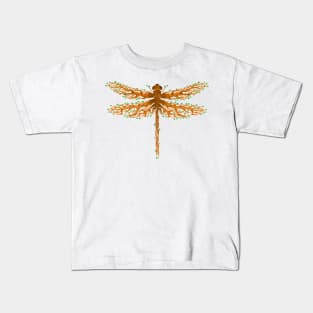 Wooden Dragonfly Kids T-Shirt